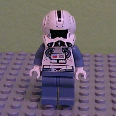 LEGO Minifigure -- Clone Pilot, Ep. 3 with Open Helmet-Star Wars / Star Wars Clone Wars -- SW0266 -- Creative Brick Builders